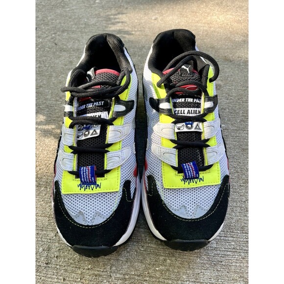 Puma Ader Error X Cell Alien White Black Shoes US Men’s 7.5 UK 6.5 - Picture 2 of 12